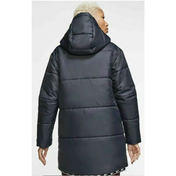 NIKE! SPORTSWEAR Thermal Hooded Puffer Parka Coat - Picture 10 of 16